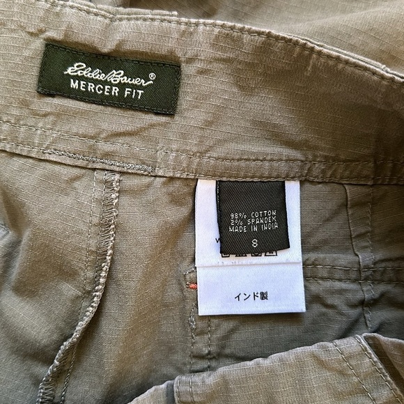 Eddie Bauer Mercer Fit Camp Shorts Khaki Shorts Women’s Rip Stop - Picture 4 of 13